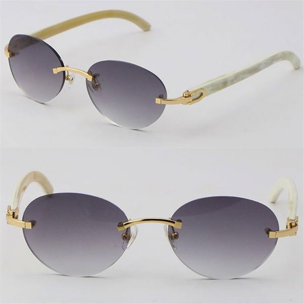 new model luxury white genuine natural horn metal rimless sunglasses woman design classical model sun glasses man fashion 18k gold1921, White;black
new model luxury white genuine natural horn metal rimless sunglasses woman design classical model sun glasses man fashion 18k gold1921, White;black