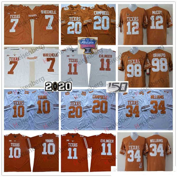 ncaa 150th texas longhorns college football wear 11 sam ehlinger 7 shane buechele 10 vince young 20 earl campbell 34 ricky williams orange w, Black
ncaa 150th texas longhorns college football wear 11 sam ehlinger 7 shane buechele 10 vince young 20 earl campbell 34 ricky williams orange w, Black