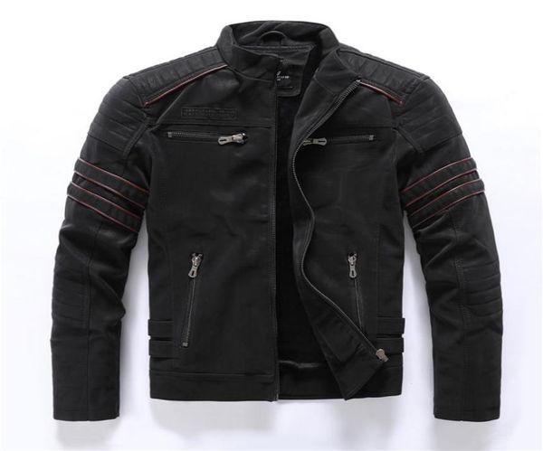 men039s leather jacket casual fashion stand collar motorcycle jacket men slim pu coats5296301, Black;brown
men039s leather jacket casual fashion stand collar motorcycle jacket men slim pu coats5296301, Black;brown