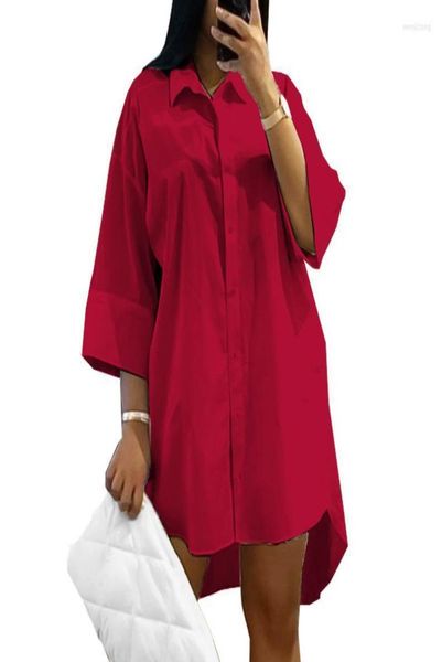 plus size dresses 5xl women shirt dress solid color turndown collar summer mini lady casual loose irregular beach vestidos5747838, Black
plus size dresses 5xl women shirt dress solid color turndown collar summer mini lady casual loose irregular beach vestidos5747838, Black