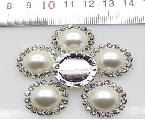 50pcs 20mm round metal rhinestone button with pearl center wedding embellishment diy hair accessory factory 9603936, Black
50pcs 20mm round metal rhinestone button with pearl center wedding embellishment diy hair accessory factory 9603936, Black