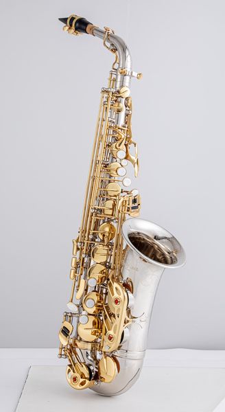 brand new a-wo37 alto saxophone nickel plated gold key professional sax mouthpiece with case and accessories
brand new a-wo37 alto saxophone nickel plated gold key professional sax mouthpiece with case and accessories