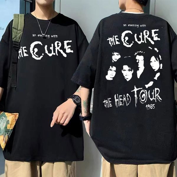 women's tshirt rock band the cure head tour graphic print tshirt men women punk oversized t shirt man crewneck tees men's vintage, White
women's tshirt rock band the cure head tour graphic print tshirt men women punk oversized t shirt man crewneck tees men's vintage, White