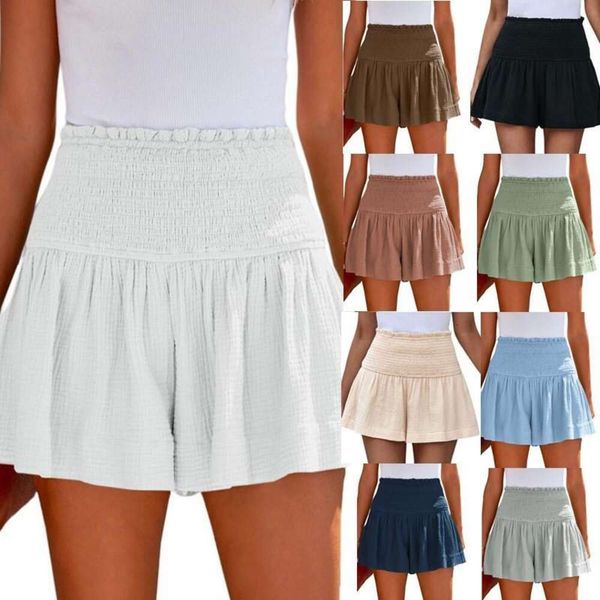 style skirt gentle wind white waist pleated spring and summer pure color short for women, Black
style skirt gentle wind white waist pleated spring and summer pure color short for women, Black