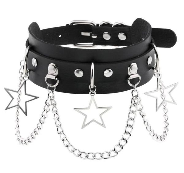 costumes pentacle pendant chain clavicle chain choker neck cover personality exaggerated pu leather necklace collar9488257, Black
costumes pentacle pendant chain clavicle chain choker neck cover personality exaggerated pu leather necklace collar9488257, Black