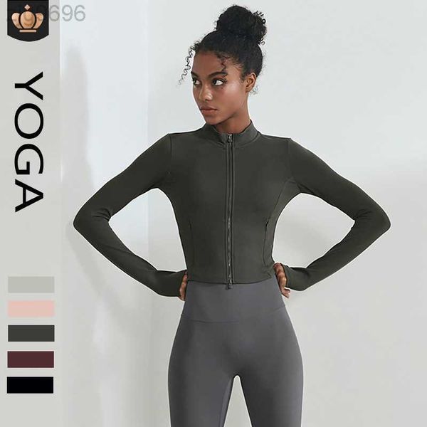 desginer alos yoga jacketalojacket nude feeling brushed short cardigan jacket tight high elastic outdoor running sports long sleeved women, Black;brown
desginer alos yoga jacketalojacket nude feeling brushed short cardigan jacket tight high elastic outdoor running sports long sleeved women, Black;brown