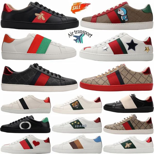 luxury designer shoes men italy bee ace casual shoes women white flat leather shoe green red stripe embroidered couples trainers sneakers si, Black
luxury designer shoes men italy bee ace casual shoes women white flat leather shoe green red stripe embroidered couples trainers sneakers si, Black
