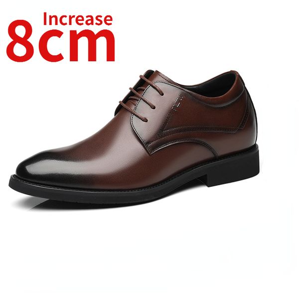 dress shoes elevated leather shoes men's invisible increased 8cm genuine leather breathable men's dress leather shoes pointed wedd, Black
dress shoes elevated leather shoes men's invisible increased 8cm genuine leather breathable men's dress leather shoes pointed wedd, Black