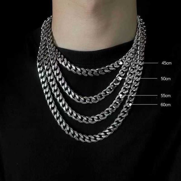 designer hip hop titanium steel colorless chunky chain cuban necklace men and women trendy ins street sweater chain accessories, Silver
designer hip hop titanium steel colorless chunky chain cuban necklace men and women trendy ins street sweater chain accessories, Silver