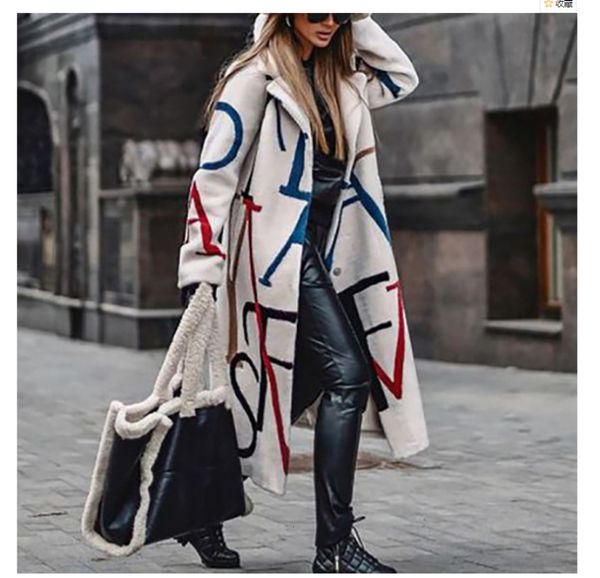 women's wool blends spring autumn women's overcoats matching plaid long sleeve lapel coat printed woolen coat women clothes female, Black
women's wool blends spring autumn women's overcoats matching plaid long sleeve lapel coat printed woolen coat women clothes female, Black