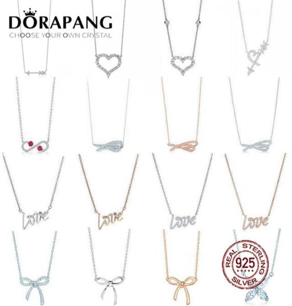 dorapang 100 925 sterling silver necklace pendant heart shaped bow love pendant chain rose gold original genuine women jewelry2884246776
dorapang 100 925 sterling silver necklace pendant heart shaped bow love pendant chain rose gold original genuine women jewelry2884246776
