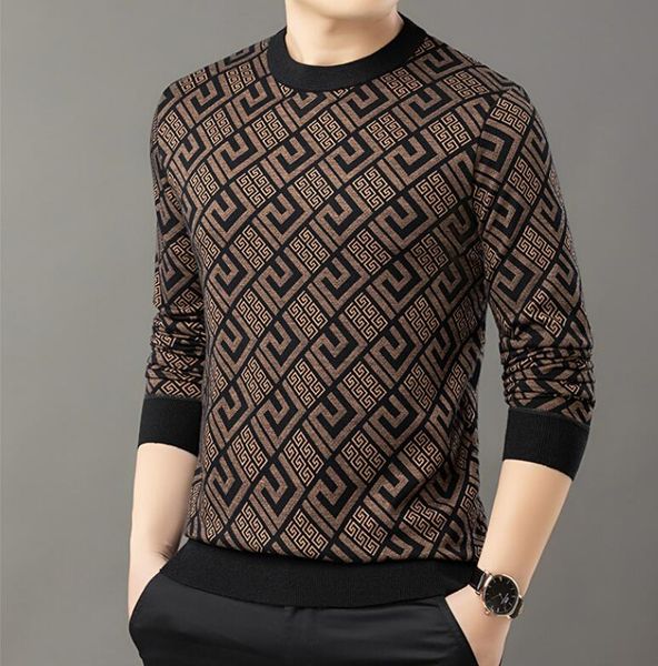 new designer men's sweater colorful contrast old flower full logo long sleeve knitted shirt luxury clothes, White;black
new designer men's sweater colorful contrast old flower full logo long sleeve knitted shirt luxury clothes, White;black
