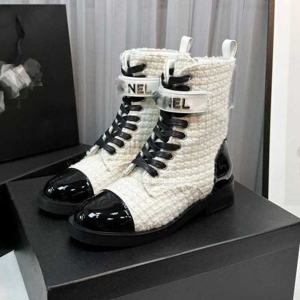 boots cowhide patent cap toe women boots tweed quilted lace up interlocking c booties designer ankle boot beige black white tan mary jane br
boots cowhide patent cap toe women boots tweed quilted lace up interlocking c booties designer ankle boot beige black white tan mary jane br