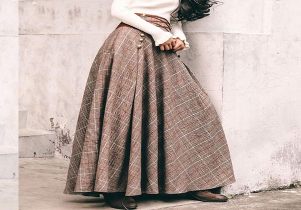 fashionskirts french chic vintage high waisted button design back laceup corset skirt women autumn winter thick aline long maxi6628729, Black
fashionskirts french chic vintage high waisted button design back laceup corset skirt women autumn winter thick aline long maxi6628729, Black