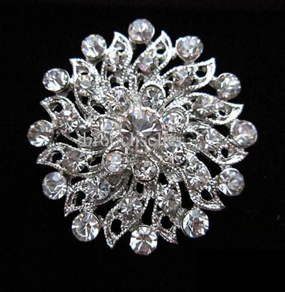12 inch beautiful silver color clear rhinestone crystal diamante small flower wedding dress pin brooch gifts4609654, Gray
12 inch beautiful silver color clear rhinestone crystal diamante small flower wedding dress pin brooch gifts4609654, Gray