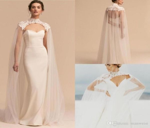 tulle long high neck wedding cape lace jacket wrap white ivory women bridal accessories custom made lace applique64178533552170
tulle long high neck wedding cape lace jacket wrap white ivory women bridal accessories custom made lace applique64178533552170