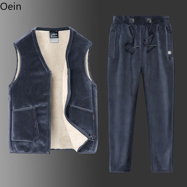 men s tracksuits mens fleece tracksuit 2 piece velvet pants sherpa vest sweatsuit sports set oversize 6xl 230821, Gray
men s tracksuits mens fleece tracksuit 2 piece velvet pants sherpa vest sweatsuit sports set oversize 6xl 230821, Gray