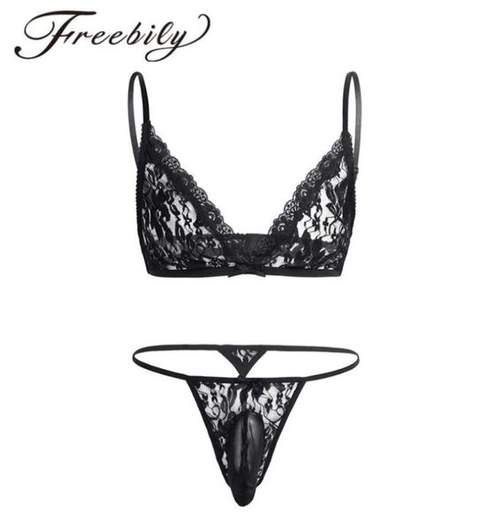 2pcs men lingerie floral lace nightwear sleepwear set bra with gstring exotic gay panties for men039s male underwear594138566318, Red;black
2pcs men lingerie floral lace nightwear sleepwear set bra with gstring exotic gay panties for men039s male underwear594138566318, Red;black