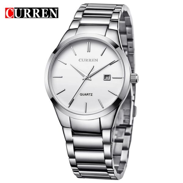 curren luxury classic fashion business men watches display date quartz-watch wristwatch stainless steel male clock reloj hombre220m, Slivery;brown
curren luxury classic fashion business men watches display date quartz-watch wristwatch stainless steel male clock reloj hombre220m, Slivery;brown