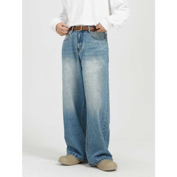 mtlclothes mens wear new korean loose and versatile blue straight wide leg jeans men
mtlclothes mens wear new korean loose and versatile blue straight wide leg jeans men