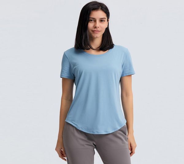l075 yoga fitness wear women sports simple and loose sanding running t shortssleeved lightweight breathable gym clothing5695187, White;black
l075 yoga fitness wear women sports simple and loose sanding running t shortssleeved lightweight breathable gym clothing5695187, White;black