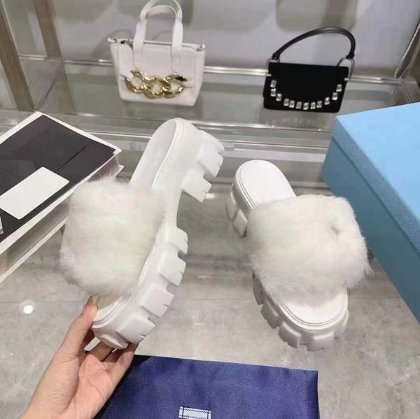 designer hairy fur slippers triangle womens shearling platform faux wool thick bottoms mules plush furry slides logo sandals slip on lug sol, Black
designer hairy fur slippers triangle womens shearling platform faux wool thick bottoms mules plush furry slides logo sandals slip on lug sol, Black