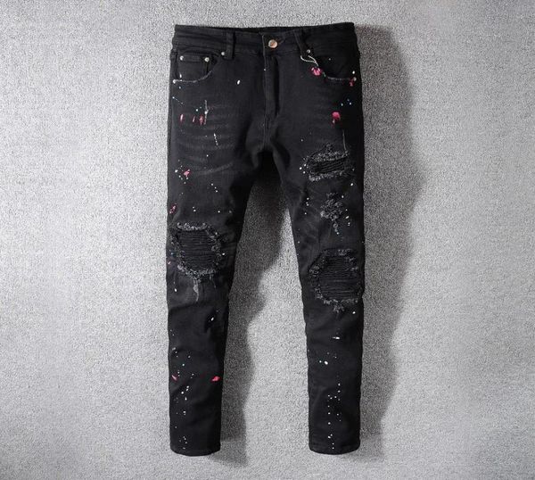 2019 new mens stylist jeans distressed zipper jeans mens biker pants ripped denim pants size 28408626028, Blue
2019 new mens stylist jeans distressed zipper jeans mens biker pants ripped denim pants size 28408626028, Blue