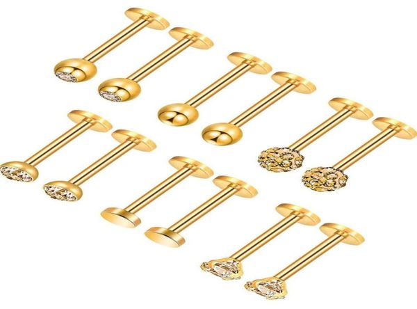 316l crystal rhinestone nose ring ear studs tongue nail labret stainless steel body piercing jewelry gifts 12pcslot6436397, Golden;silver
316l crystal rhinestone nose ring ear studs tongue nail labret stainless steel body piercing jewelry gifts 12pcslot6436397, Golden;silver