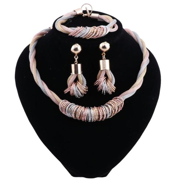 new luxury dubai jewelry sets multicolor nigerian wedding jewelry set for women necklace costume fashion jewellery1131076, Black
new luxury dubai jewelry sets multicolor nigerian wedding jewelry set for women necklace costume fashion jewellery1131076, Black