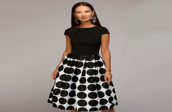 vintage women aline casual mid dress elegant lady dot print oneck party dress 2018 autumn fashion short sleeve chic dresses5350560, White;black
vintage women aline casual mid dress elegant lady dot print oneck party dress 2018 autumn fashion short sleeve chic dresses5350560, White;black