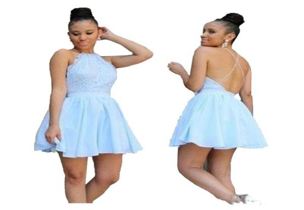 2019 light blue homecoming dresses hallter short criss cross straps cocktail gowns simple backless party dresses1003193, Blue;pink
2019 light blue homecoming dresses hallter short criss cross straps cocktail gowns simple backless party dresses1003193, Blue;pink