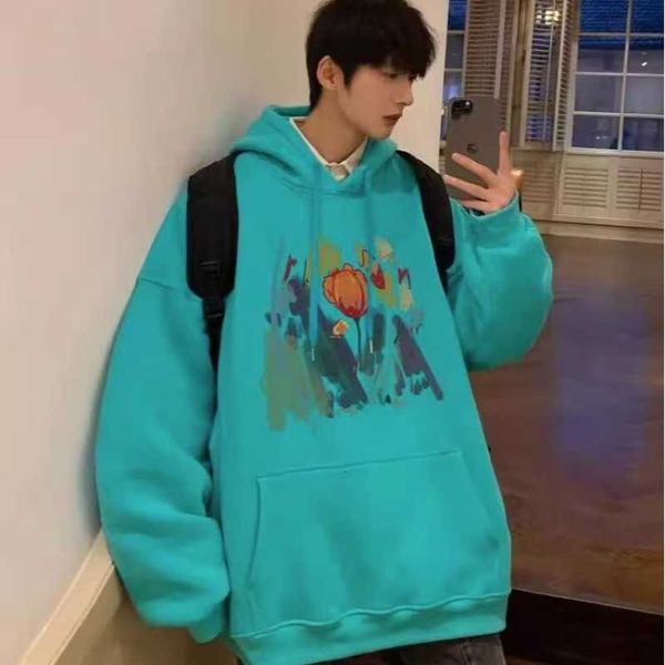 2023 men's casual hooded sweater autumn and winter new korean edition ins trendy american loose fit, Black
2023 men's casual hooded sweater autumn and winter new korean edition ins trendy american loose fit, Black