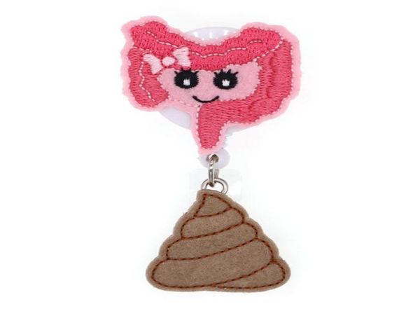 10pcslot pink intestine and poop shape felt retractable badge holder reel medical cute badge holder41308679954429, Gray
10pcslot pink intestine and poop shape felt retractable badge holder reel medical cute badge holder41308679954429, Gray