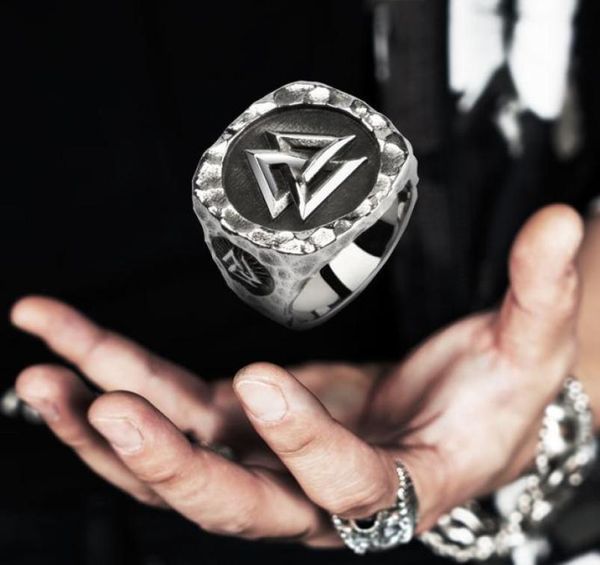 valknut viking rings for man vintage stainless steel punk ring fashion jewelry hippop mygrillz 2011028088743, Golden;silver
valknut viking rings for man vintage stainless steel punk ring fashion jewelry hippop mygrillz 2011028088743, Golden;silver
