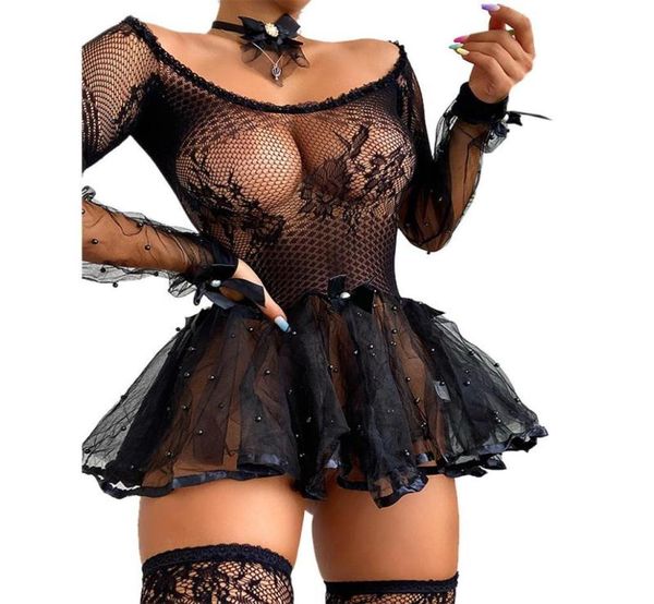 female dress lace floral bras sets round neck long sleeve hollow out 1piece lingerie for summer black3887800, Red;black
female dress lace floral bras sets round neck long sleeve hollow out 1piece lingerie for summer black3887800, Red;black