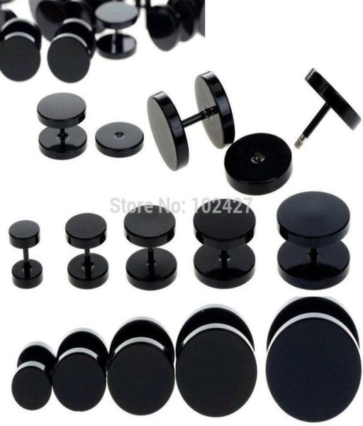 whole15pc black fake ear plug stud stretcher ear tunnel earring piercing stainless steel body jewelry 614mm5989763, Slivery;golden
whole15pc black fake ear plug stud stretcher ear tunnel earring piercing stainless steel body jewelry 614mm5989763, Slivery;golden