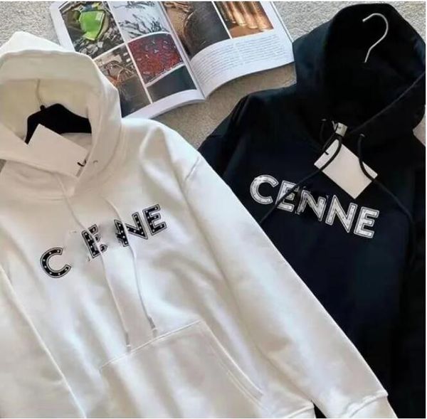 autumn and winter new designer men's women hoodies sweatshirts couple simple rivets printed letters logo casual loose hooded fleece swe, Black
autumn and winter new designer men's women hoodies sweatshirts couple simple rivets printed letters logo casual loose hooded fleece swe, Black