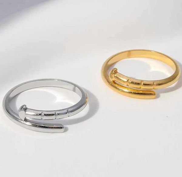 designer nail ring women luxury designer jewelry couple love rings stainless steel alloy goldplated process fashion accessories n1982655, Silver
designer nail ring women luxury designer jewelry couple love rings stainless steel alloy goldplated process fashion accessories n1982655, Silver