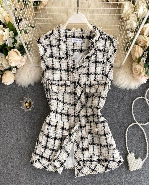 women in waistcoats women039s elegant and fragrant tweed jacket women039s ladies retro workwear large pocket short tank 548312, Black;white
women in waistcoats women039s elegant and fragrant tweed jacket women039s ladies retro workwear large pocket short tank 548312, Black;white