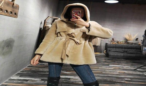 oftbuy 2020 doublefaced fur coat hood winter jacket women real merino sheep fur genuine leather belt warm streetwear outerwear9484948, Black
oftbuy 2020 doublefaced fur coat hood winter jacket women real merino sheep fur genuine leather belt warm streetwear outerwear9484948, Black