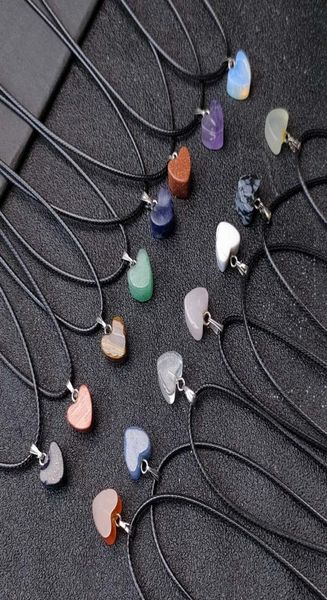 irregular heart chakra pendant healing crystal stone quartz necklaces jewelry fashion women men energy pendants rope chain wholesa8922333, Silver
irregular heart chakra pendant healing crystal stone quartz necklaces jewelry fashion women men energy pendants rope chain wholesa8922333, Silver