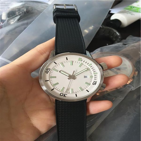 2017 men's sport watch mechanical automatic watches stainless steel wristwatch white dial rubber strap 073272a, Slivery;brown
2017 men's sport watch mechanical automatic watches stainless steel wristwatch white dial rubber strap 073272a, Slivery;brown