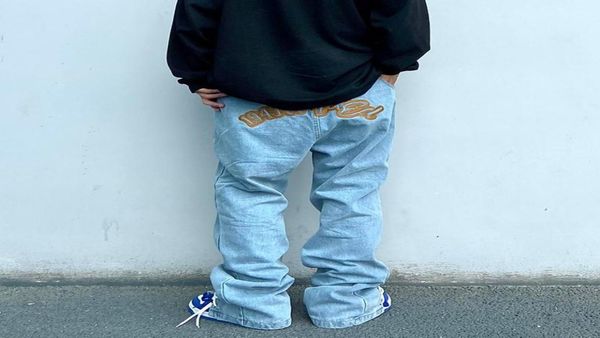 ankle lace up letter embroidery jeans men039s washed retro straight baggy oversize denim trousers hip hop casual pants92277816206887, Blue
ankle lace up letter embroidery jeans men039s washed retro straight baggy oversize denim trousers hip hop casual pants92277816206887, Blue