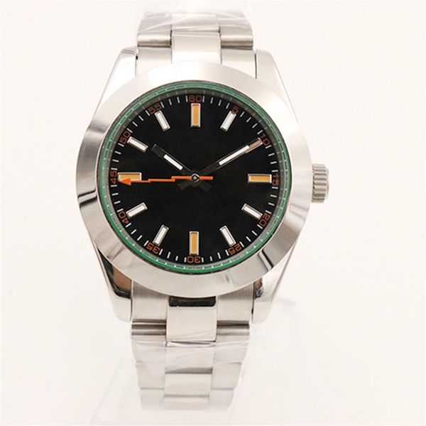 yz factory automatic 2813 movement 39mm men watch watches 316l stainless steel bracelet black dial green inner mens wristwatches231x, Slivery;brown
yz factory automatic 2813 movement 39mm men watch watches 316l stainless steel bracelet black dial green inner mens wristwatches231x, Slivery;brown