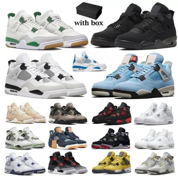 4s military black 2024 basketball shoes 4s pine green red thunder white oreo university blue infrared cool grey sneaker trainer with box
4s military black 2024 basketball shoes 4s pine green red thunder white oreo university blue infrared cool grey sneaker trainer with box