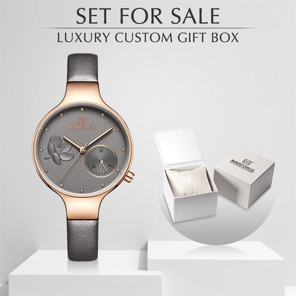 naviforce women watches brand luxury fashion female quartz wrist watch ladies leather waterproof clock girl relogio feminino263s, Slivery;brown
naviforce women watches brand luxury fashion female quartz wrist watch ladies leather waterproof clock girl relogio feminino263s, Slivery;brown