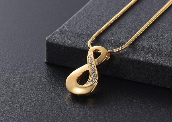 zzl167 inlay crystal infinity memorial urn necklace for ashes keepsake cremation jewelry stainless steel in different color9468034, Silver
zzl167 inlay crystal infinity memorial urn necklace for ashes keepsake cremation jewelry stainless steel in different color9468034, Silver