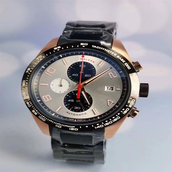 men watches chronograph watch stainless steel quartz satch for men 517190s, Slivery;brown
men watches chronograph watch stainless steel quartz satch for men 517190s, Slivery;brown