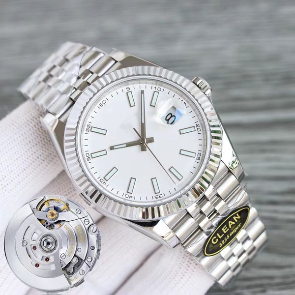 clean factory watch men's 41mm luxury automatic watch 3235 all stainless steel 904l watch sapphire glow-in-the-dark watch luxury, Slivery;brown
clean factory watch men's 41mm luxury automatic watch 3235 all stainless steel 904l watch sapphire glow-in-the-dark watch luxury, Slivery;brown