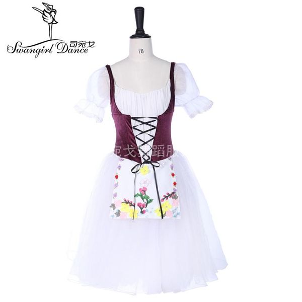 ballet stage costume la fille mal gardee women girls professional ballet long tutu dress wine romantic ballet tutu costume b2645, Black;red
ballet stage costume la fille mal gardee women girls professional ballet long tutu dress wine romantic ballet tutu costume b2645, Black;red